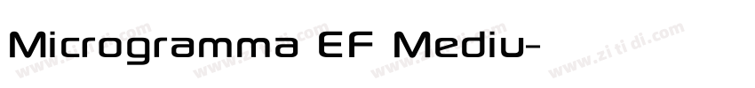 Microgramma EF Mediu字体转换